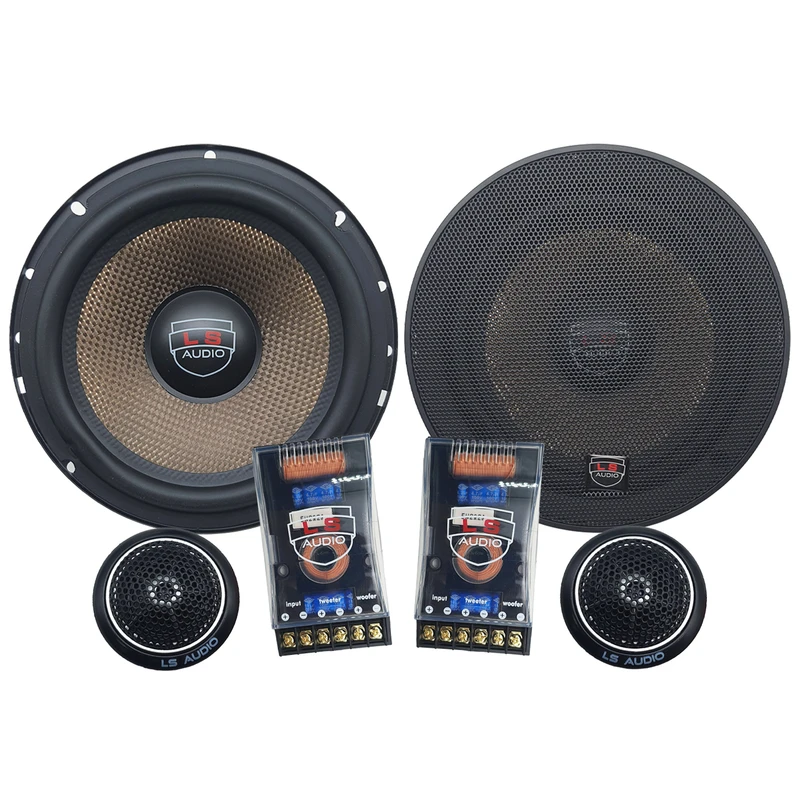 کامپوننت جلو خودرو ال اس آدیو مدل LS-652 C سایز 6.5 اینچ بسته 6 عددی