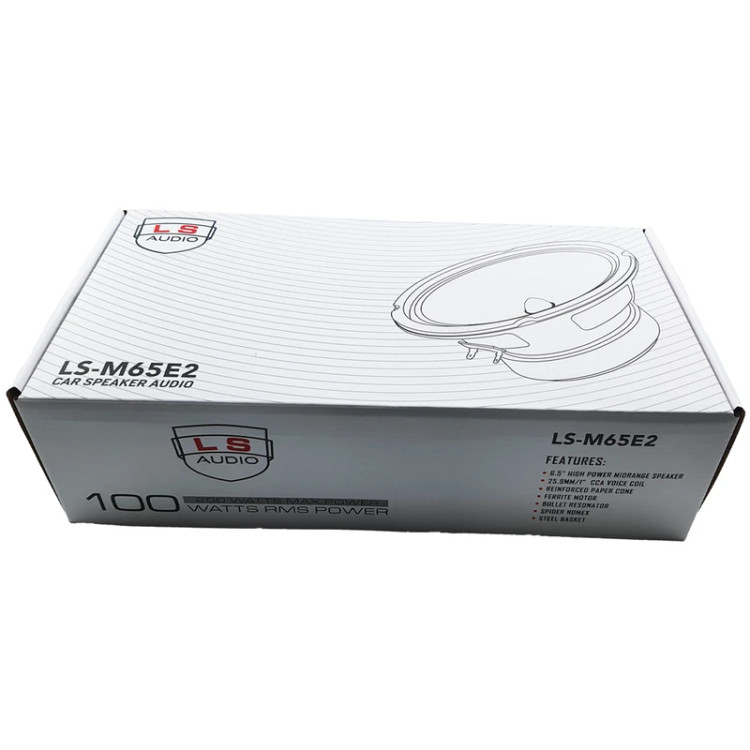 میدرنج خودرو ال اس آدیو مدل LS-M65E2 بسته دو عددی